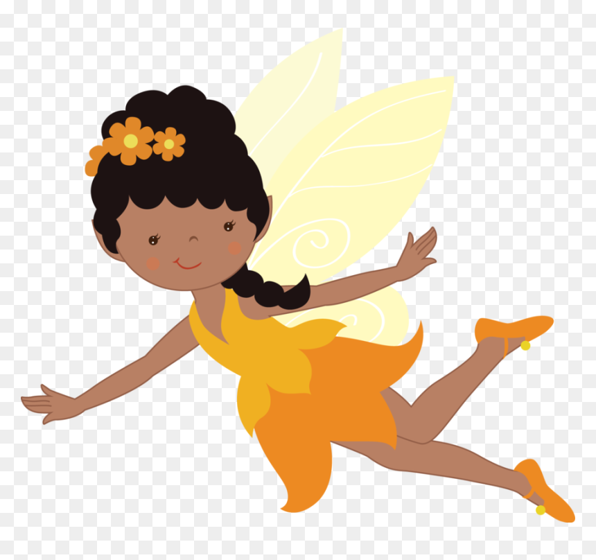 Yellow Fairy Clipart, HD Png Download - disney fairy png