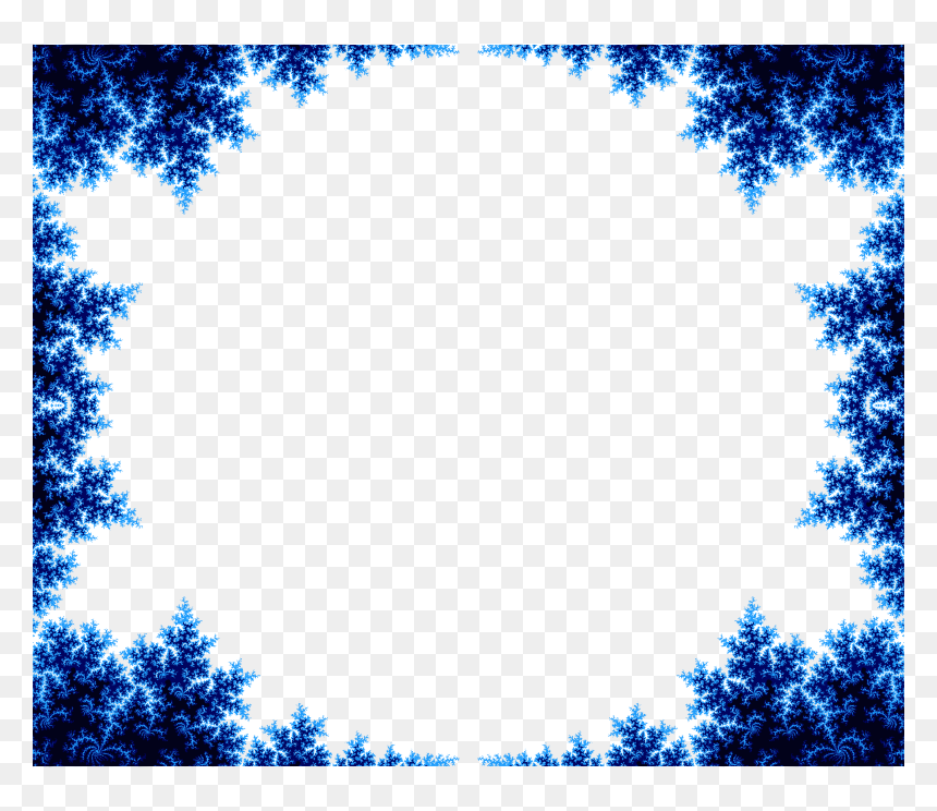 Fractal Mandelbrot Transparent, HD Png Download - ice frame png