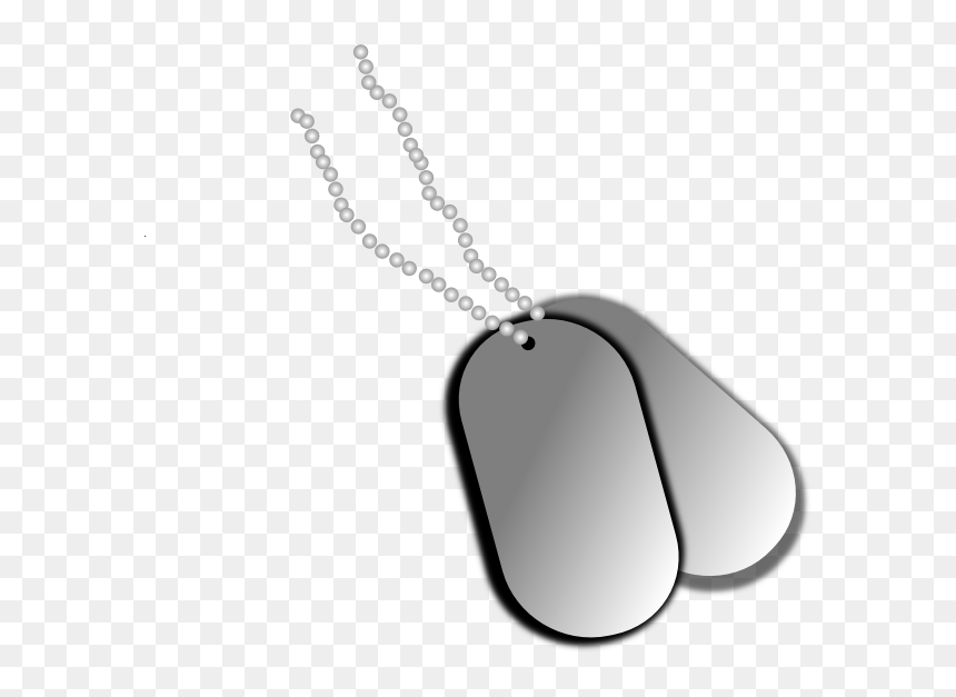 Military Dog Tags Png, Transparent Png - blank dog tags png
