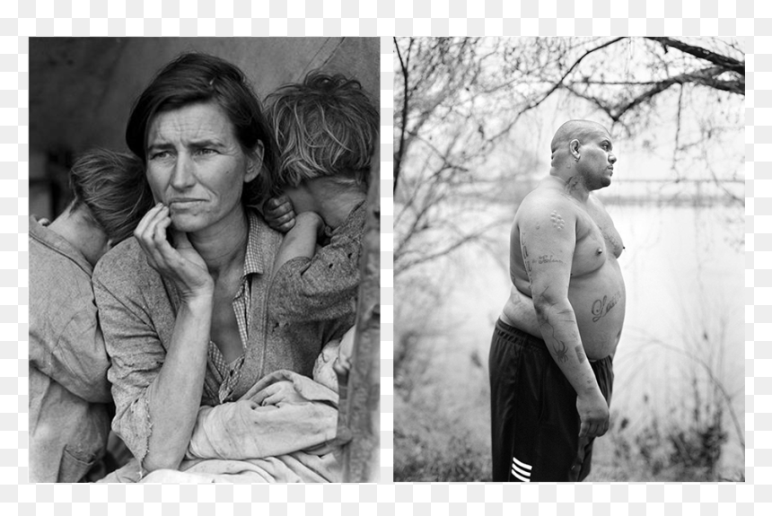 Dorothea Lange Migrant Mother, HD Png Download - snoopy sleeping png