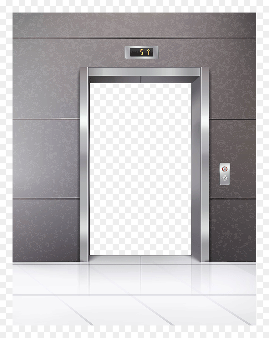 Door, HD Png Download - elevator doors png