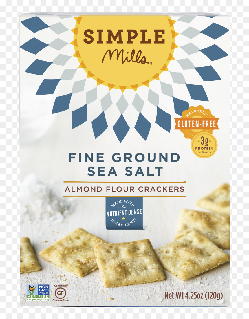 Simple Mills Almond Crackers, HD Png Download - saltine cracker png