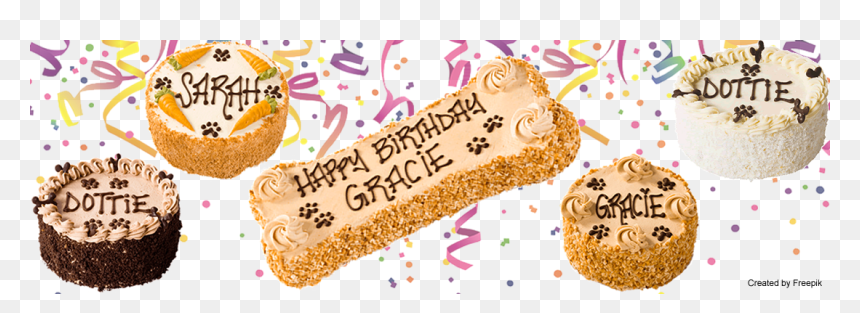 Birthday Confetti Background, HD Png Download - dog biscuit png