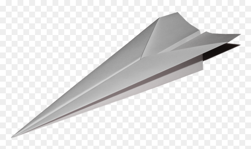 Paper Airplanes, HD Png Download - black airplane png