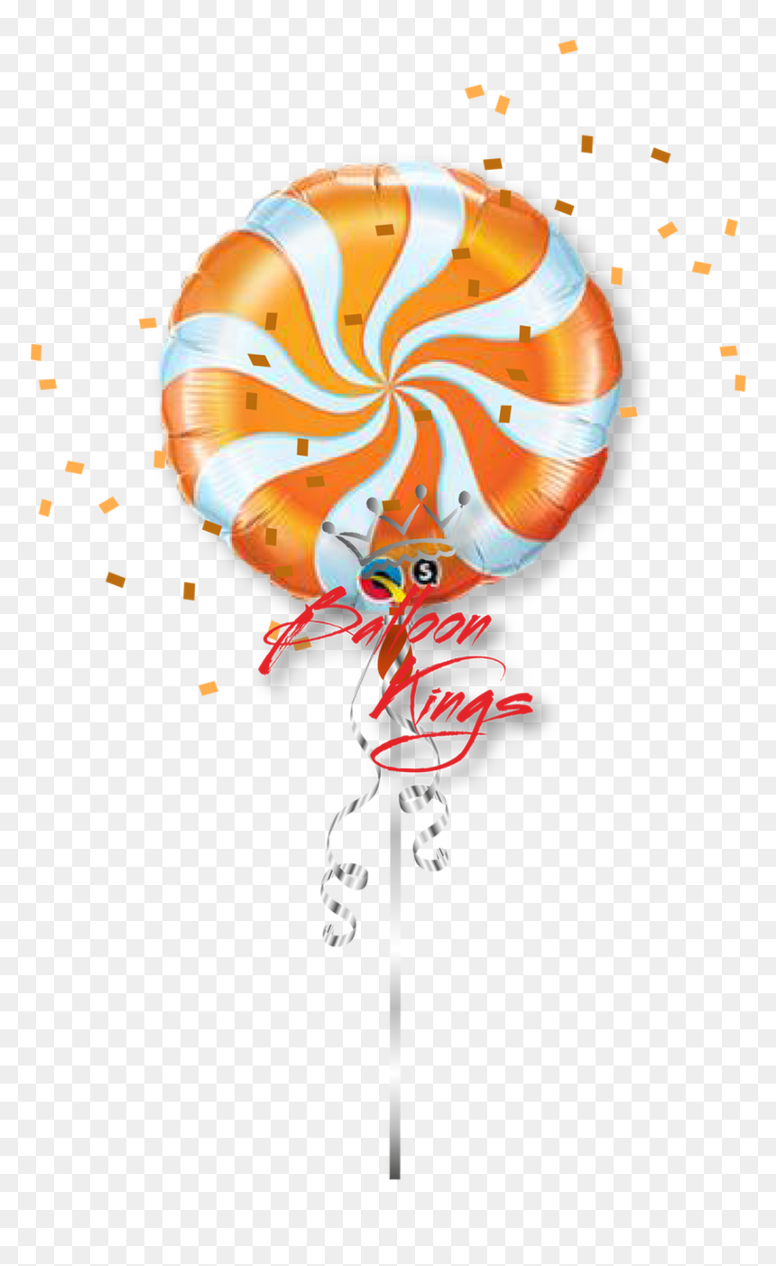 Candyland Peppermint, HD Png Download - orange balloon png