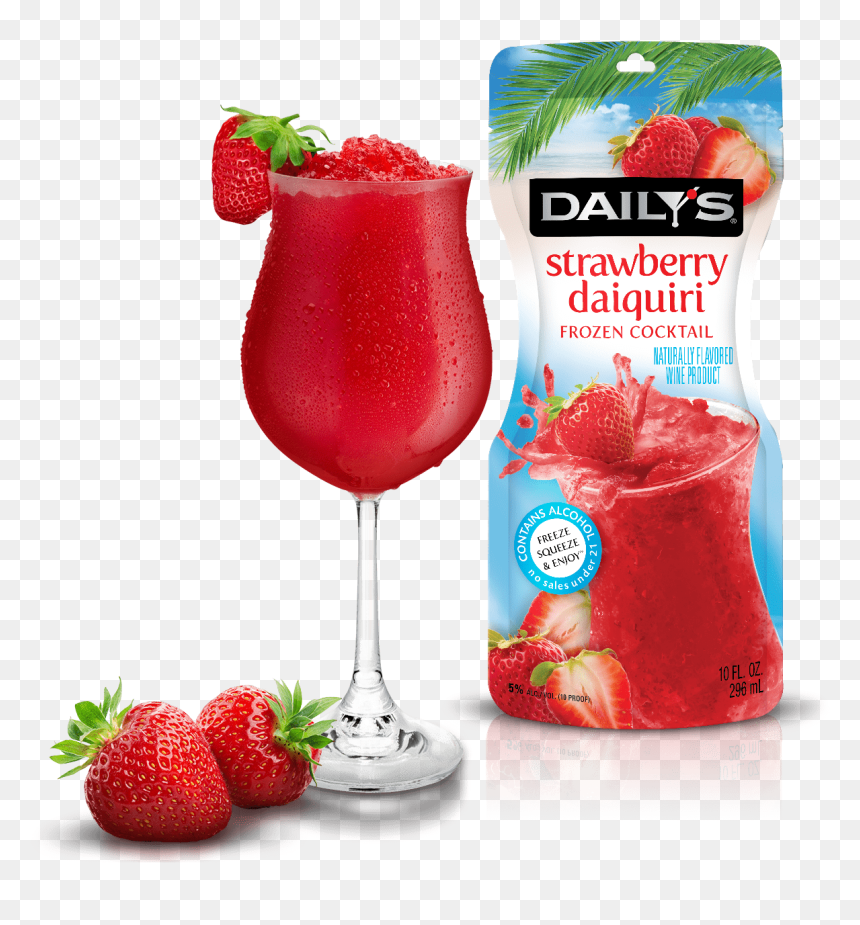 Daily's Strawberry Mix, HD Png Download - daiquiri png