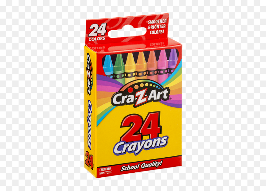 Cra Z Art 16 Crayons, HD Png Download - crayola crayon png