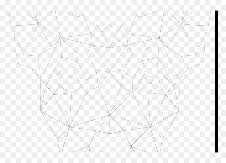 Line Art, HD Png Download - hipster triangle png