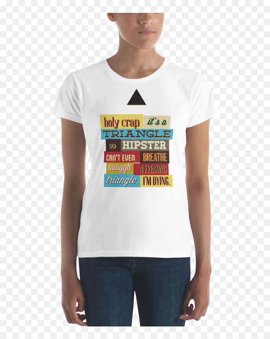 T-shirt, HD Png Download - hipster triangle png