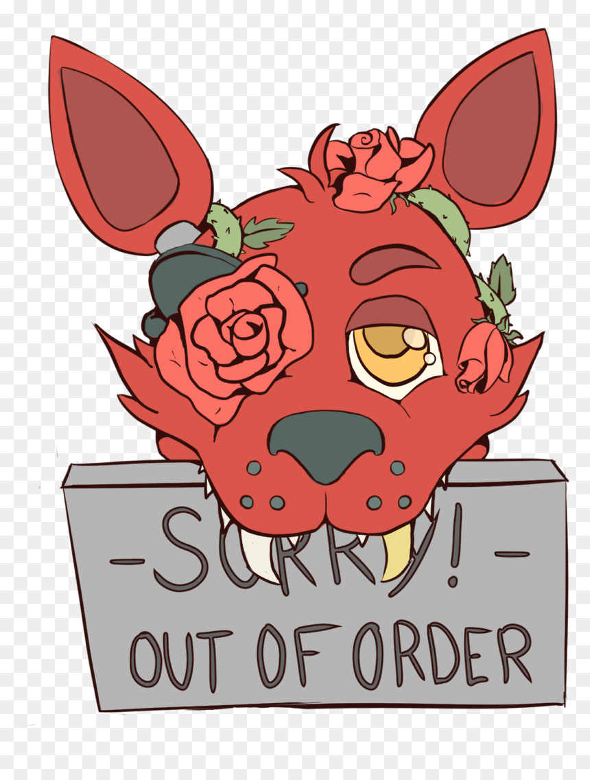 Fnaf Foxy Out Of Order, HD Png Download - five nights at freddy's foxy png