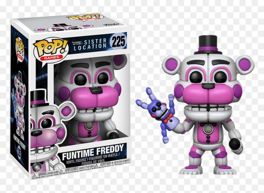 Funtime Freddy Pop Figure, HD Png Download - five nights at freddy's foxy png