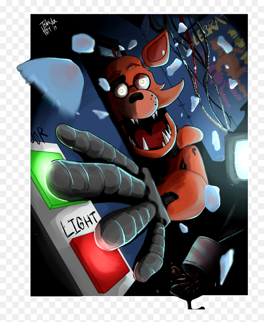 Fnaf Fan Art, HD Png Download - five nights at freddy's foxy png