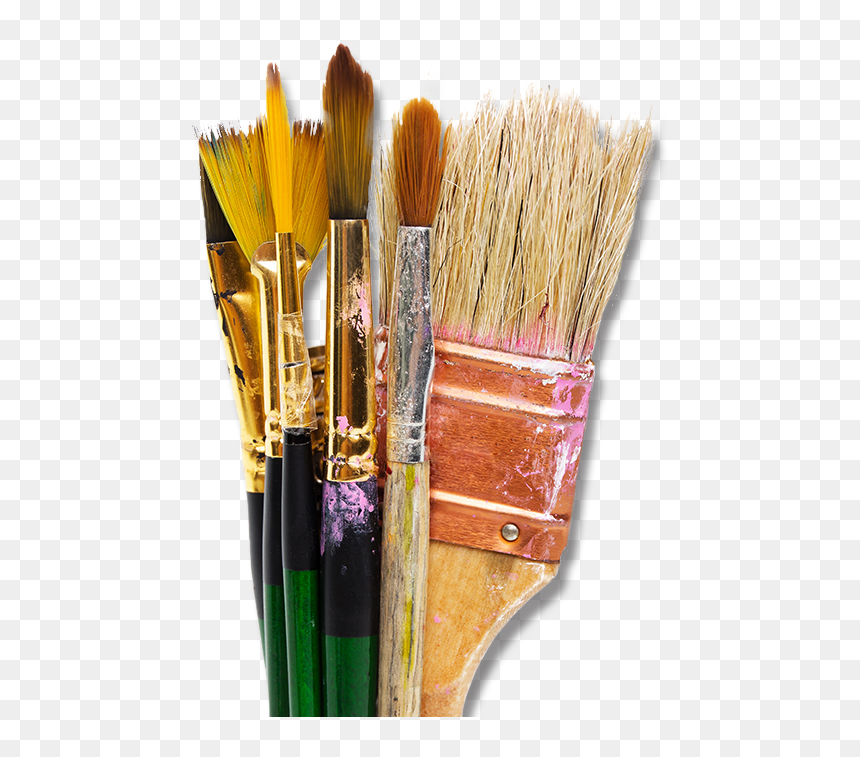Transparent Paint Brushes Png, Png Download - painters pallet png