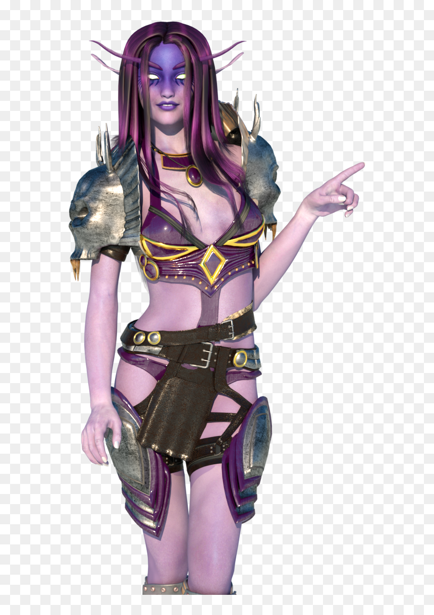 Woman Warrior, HD Png Download - night elf png