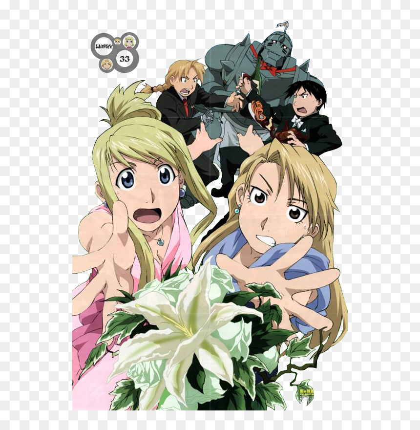 Fullmetal Alchemist Roy Y Riza, HD Png Download - alphonse elric png