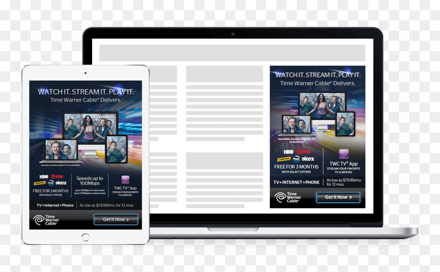 Tablet Computer, HD Png Download - time warner cable png