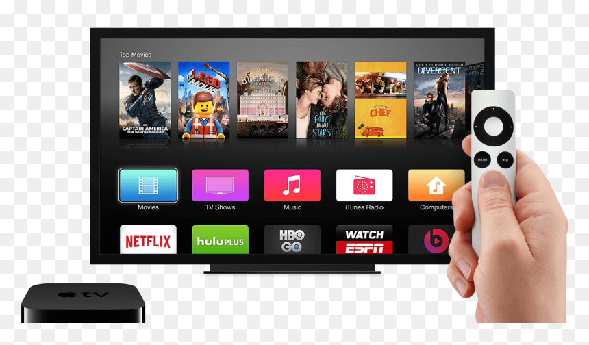 Apple Tv Os, HD Png Download - time warner cable png
