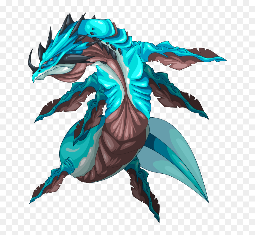 Adventure Quest Water Dragon, HD Png Download - water dragon png