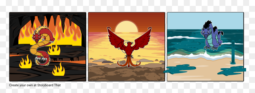 Three Main Greek Gods, HD Png Download - water dragon png
