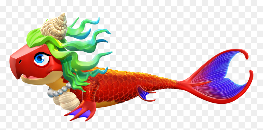 Dragon Mania Legends Siren Dragon, HD Png Download - water dragon png