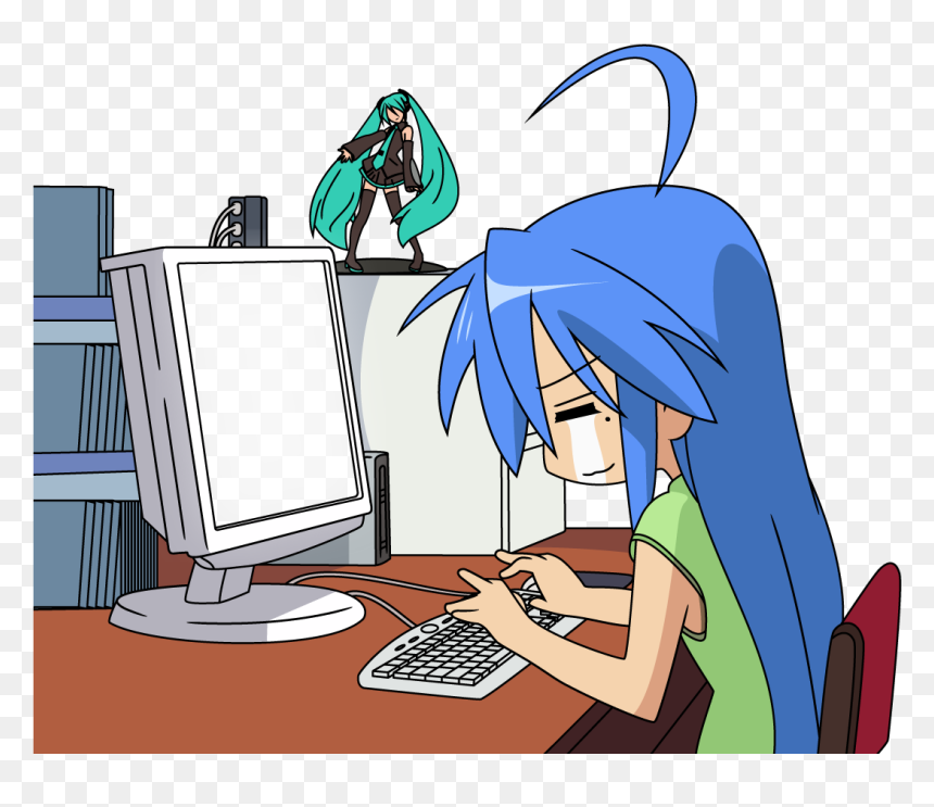 Up All Night Anime, HD Png Download - konata png