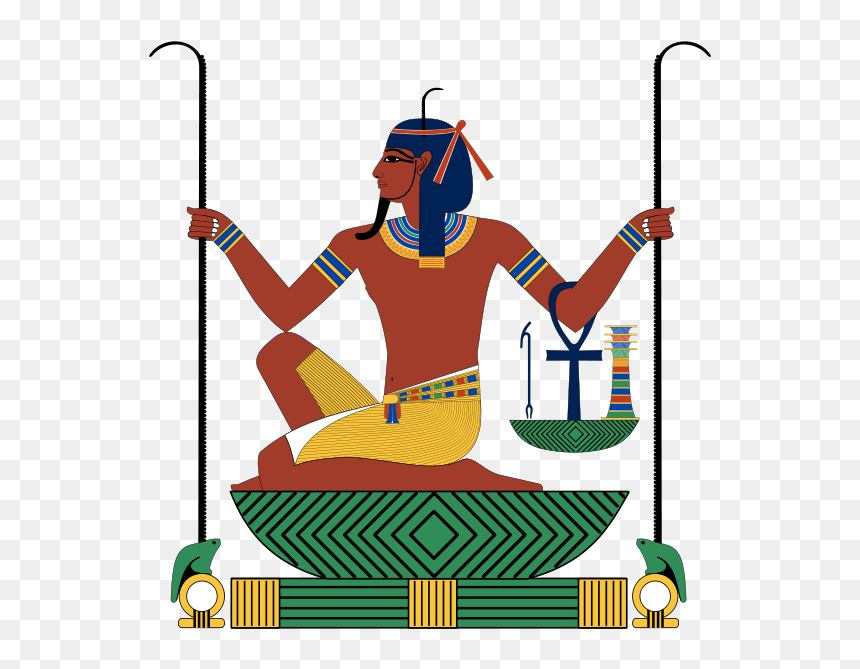 Heh Egyptian God, HD Png Download - egyptian hieroglyphics png