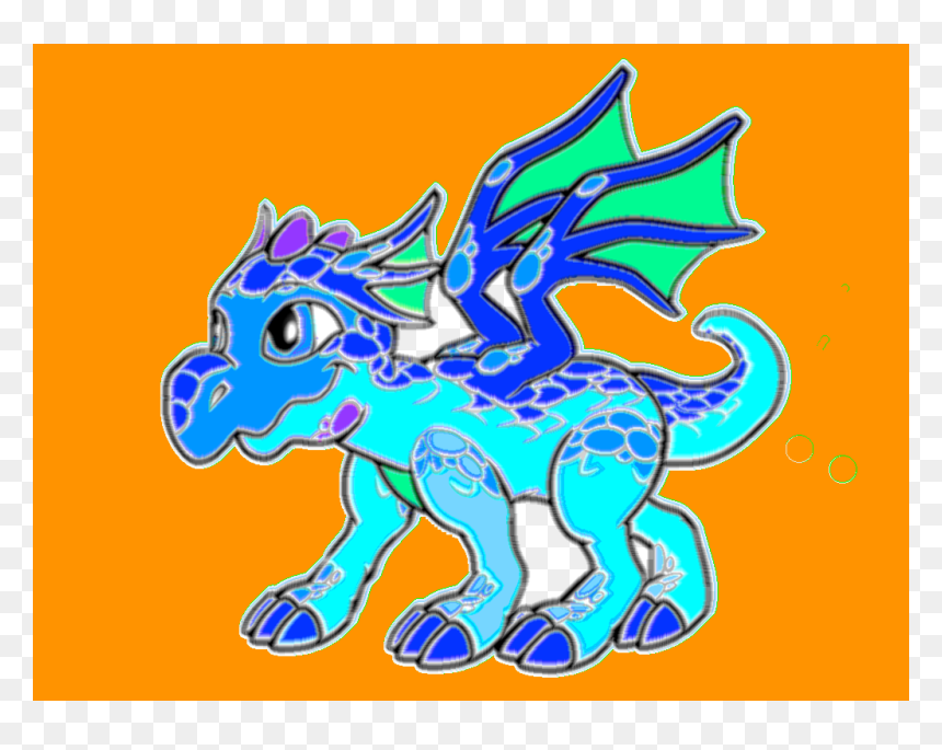 Cartoon, HD Png Download - water dragon png