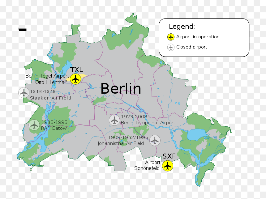 West Berlin And East Berlin, HD Png Download - brandenburg gate png