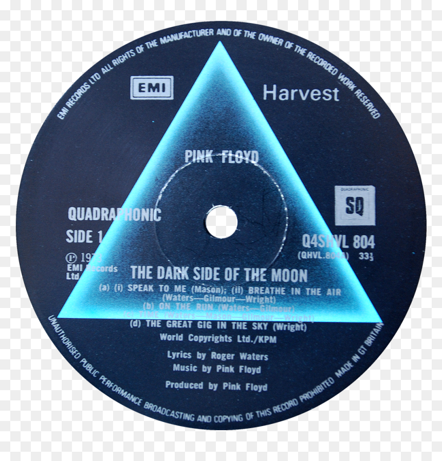Cd, HD Png Download - pink floyd dark side of the moon png