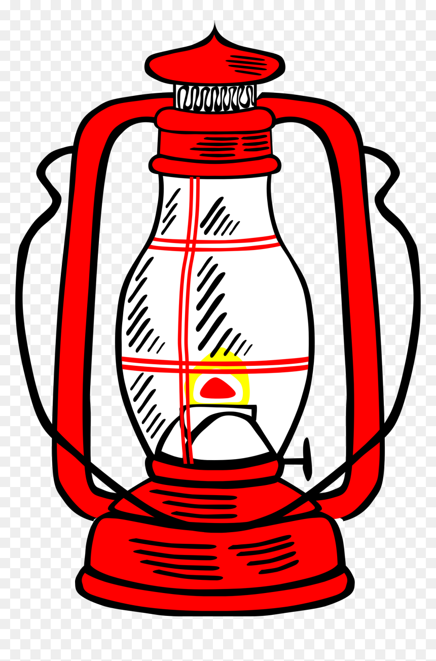 Kerosene Lamp Clip Art, HD Png Download - red lantern png