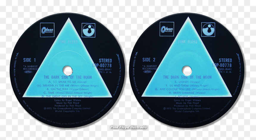 Cd, HD Png Download - pink floyd dark side of the moon png