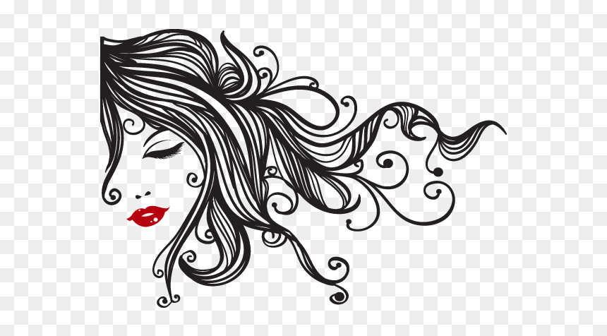 Beauty Hair Clipart, HD Png Download - gray hair png