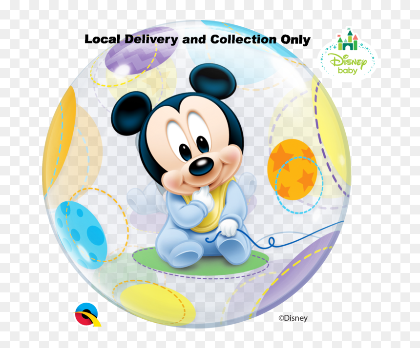 Baby Mickey Mouse Png, Transparent Png - mickey mouse balloons png
