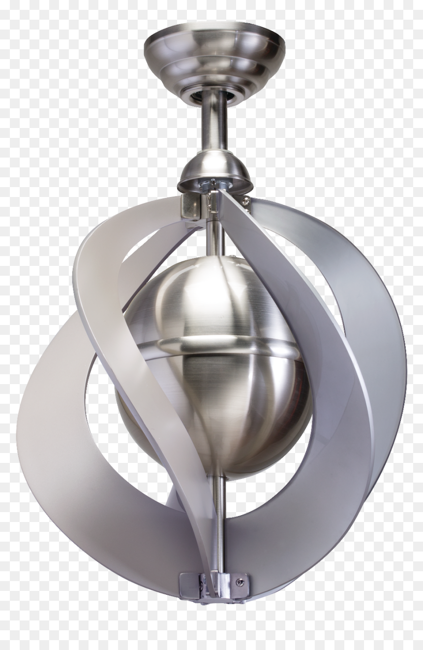 Kichler 16 In Brushed Nickel Indoor Downrod Mount Ceiling, HD Png Download - ceiling fans png