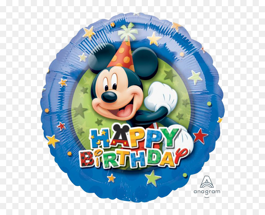 Disney Birthday Balloon, HD Png Download - mickey mouse balloons png