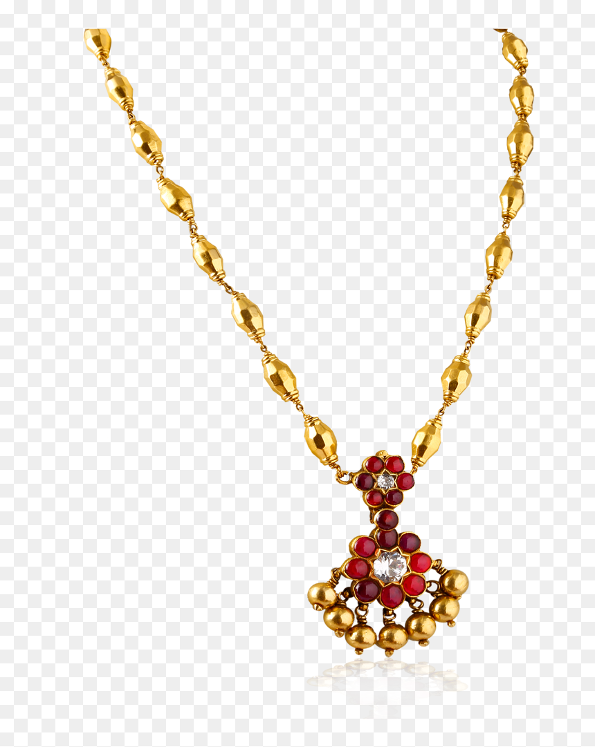 Necklace, HD Png Download - flower chain png