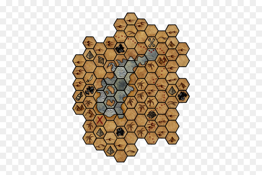 Hex Kit Tilesets, HD Png Download - old parchment paper png