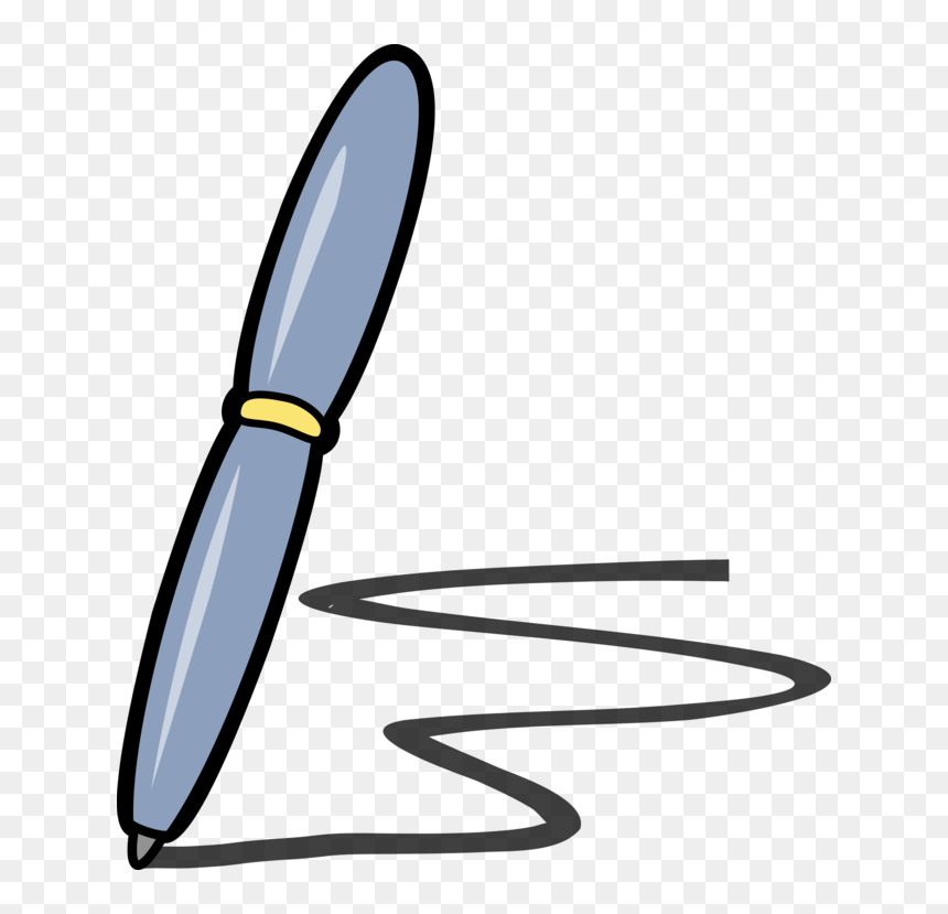 Pen And Pencil Clip Art, HD Png Download - cartoon paper png