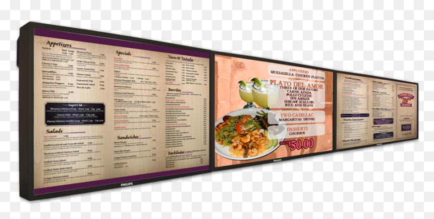 Flyer, HD Png Download - menu board png