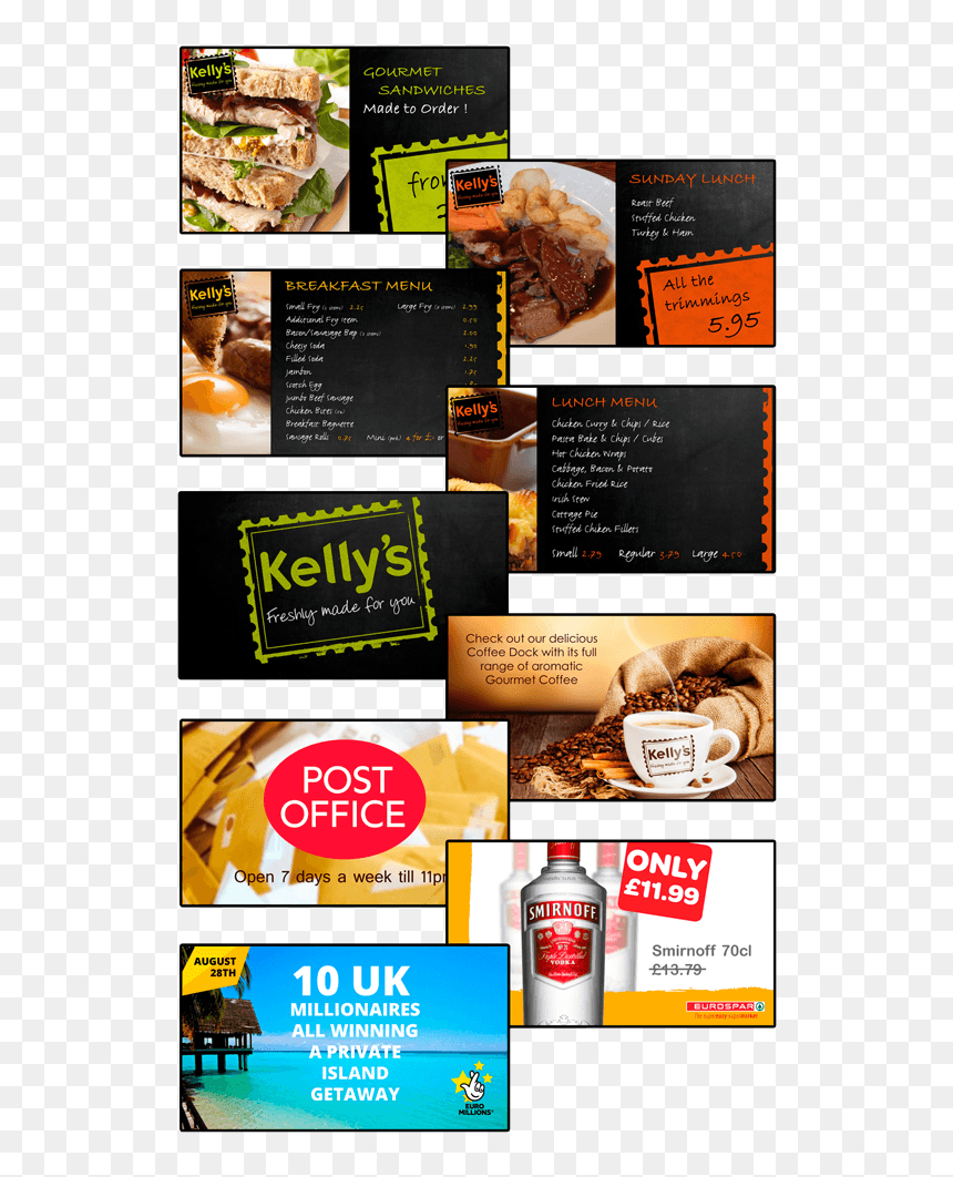 Flyer, HD Png Download - menu board png