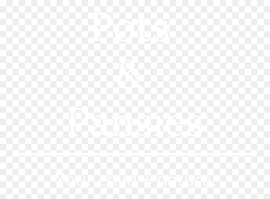 Johns Hopkins Logo White, HD Png Download - pansies png