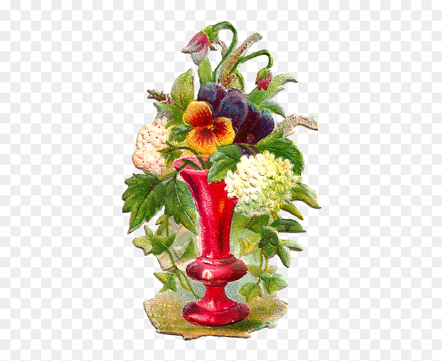 Bouquet, HD Png Download - pansies png