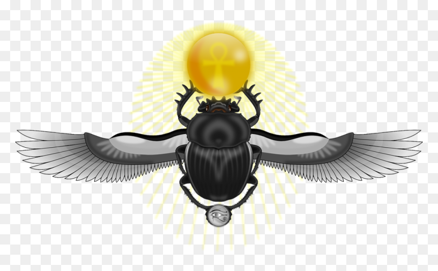 Escaravelho Com Asas, HD Png Download - egyptian ankh png
