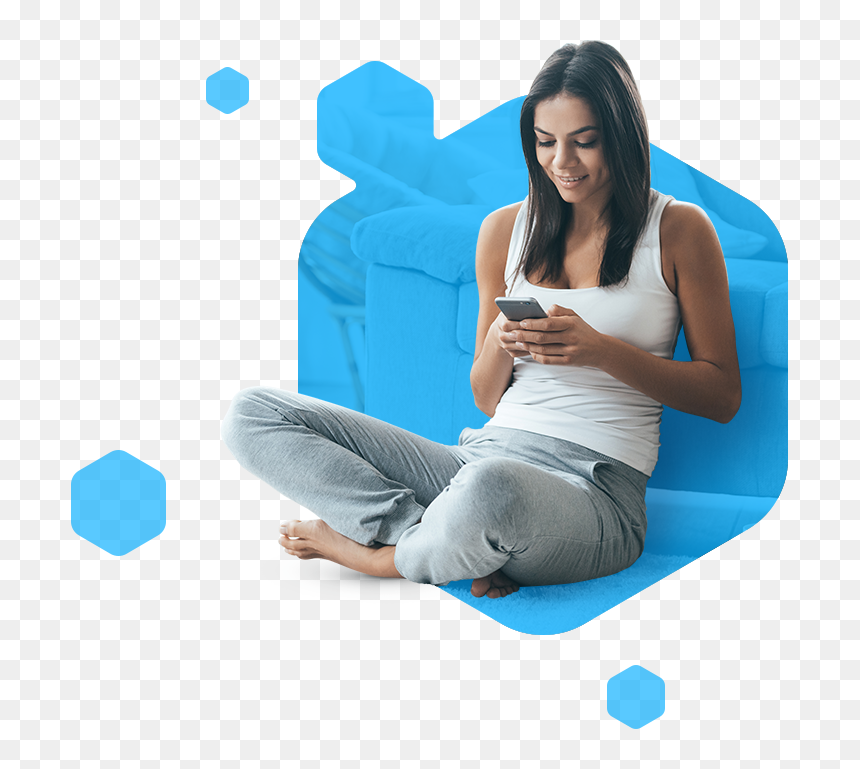 Sitting, HD Png Download - teal banner png