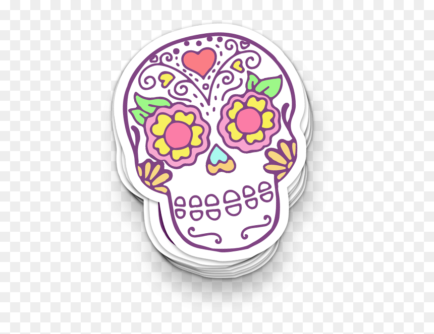 Circle, HD Png Download - sugar skulls png