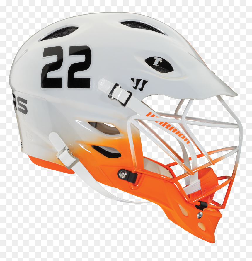 White Lacrosse Helmet, HD Png Download - warrior helmet png