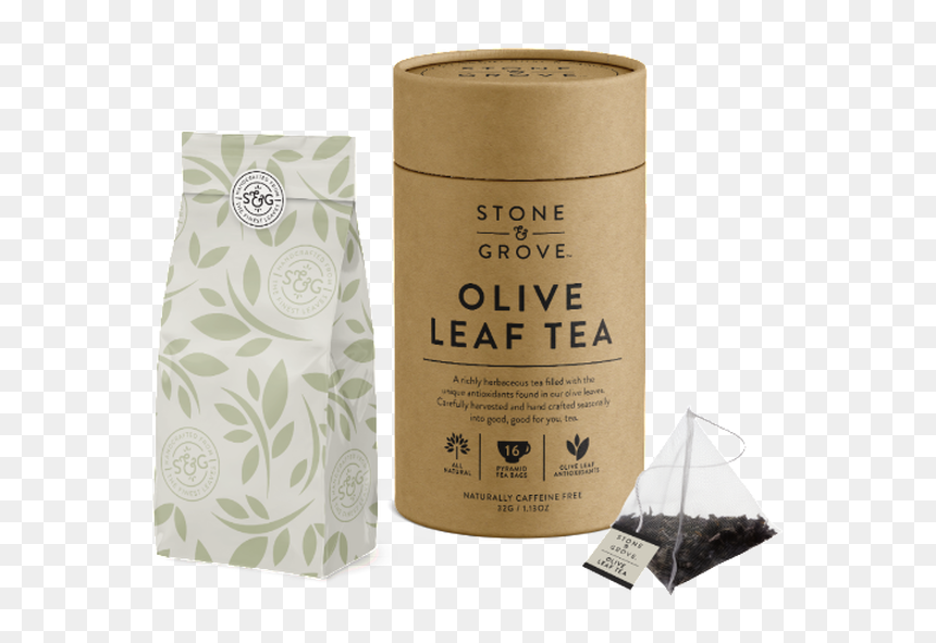 Stone & Grove Olive Leaf Tea, HD Png Download - olive leaves png