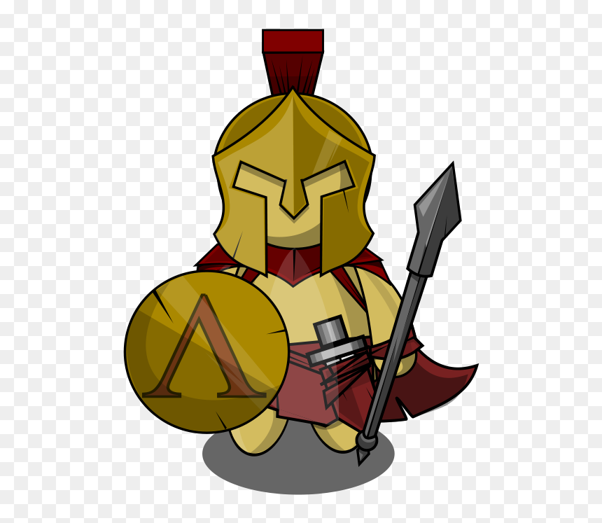 Warrior Clipart, HD Png Download - warrior helmet png