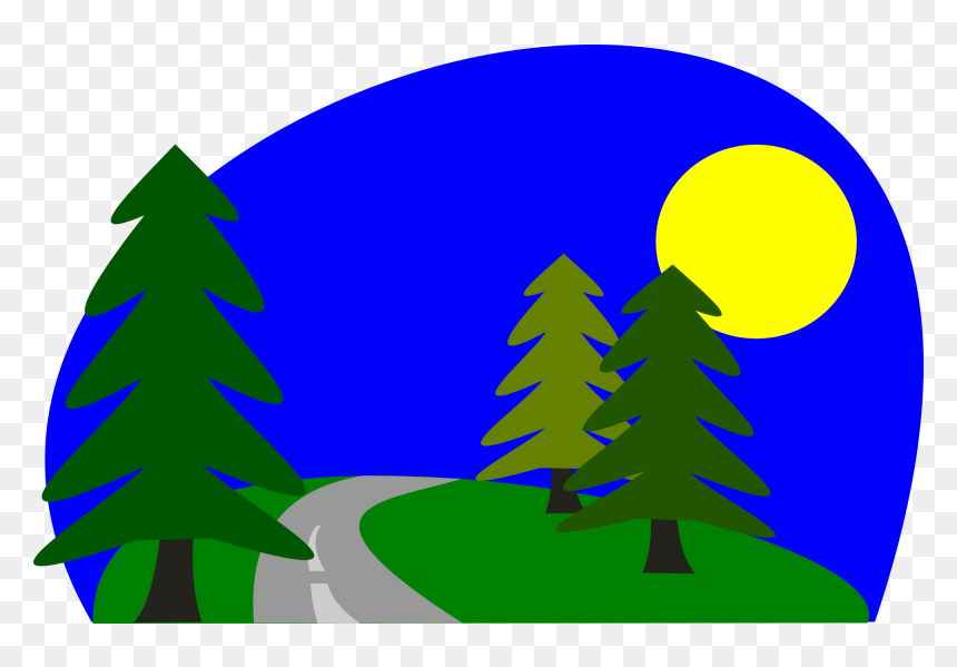 Country Roads Clip Art, HD Png Download - beach clip art png