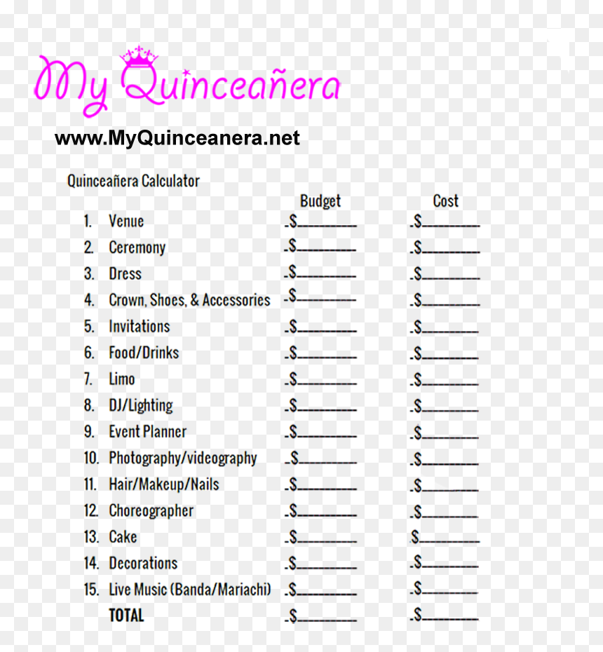 Document, HD Png Download - sweet 15 png